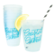 Coastal Cocktail Party Cups, Set of Eight 16 Ounce Plastic Cups